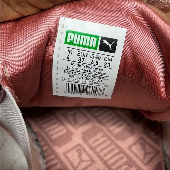 PUMA Basket Heart Copper Women’s Fashion Sneakers - Picture 4 of 5